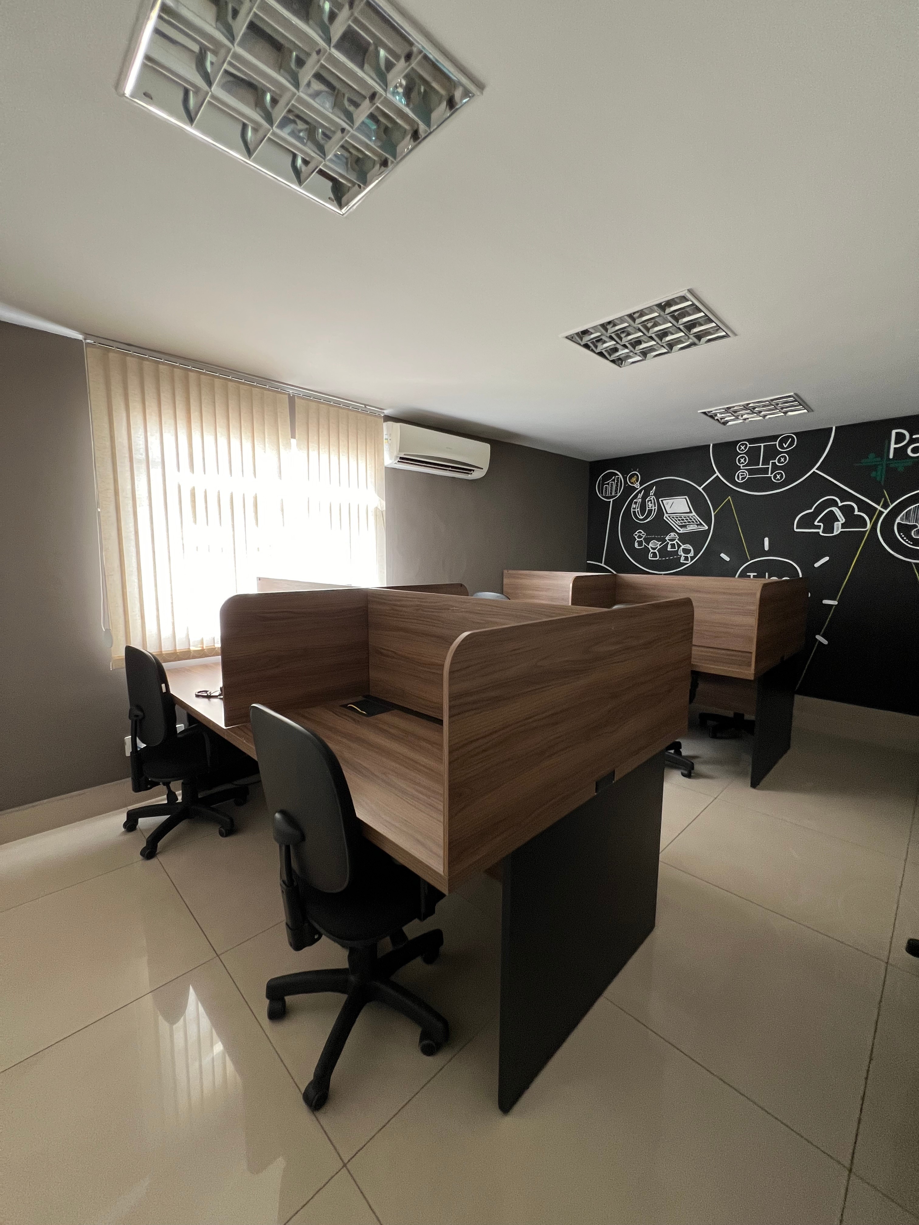 Recepção do coworking